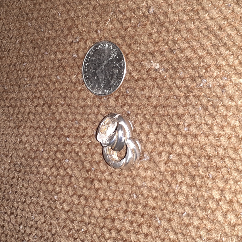 Sterling Silver Hoops - image 1